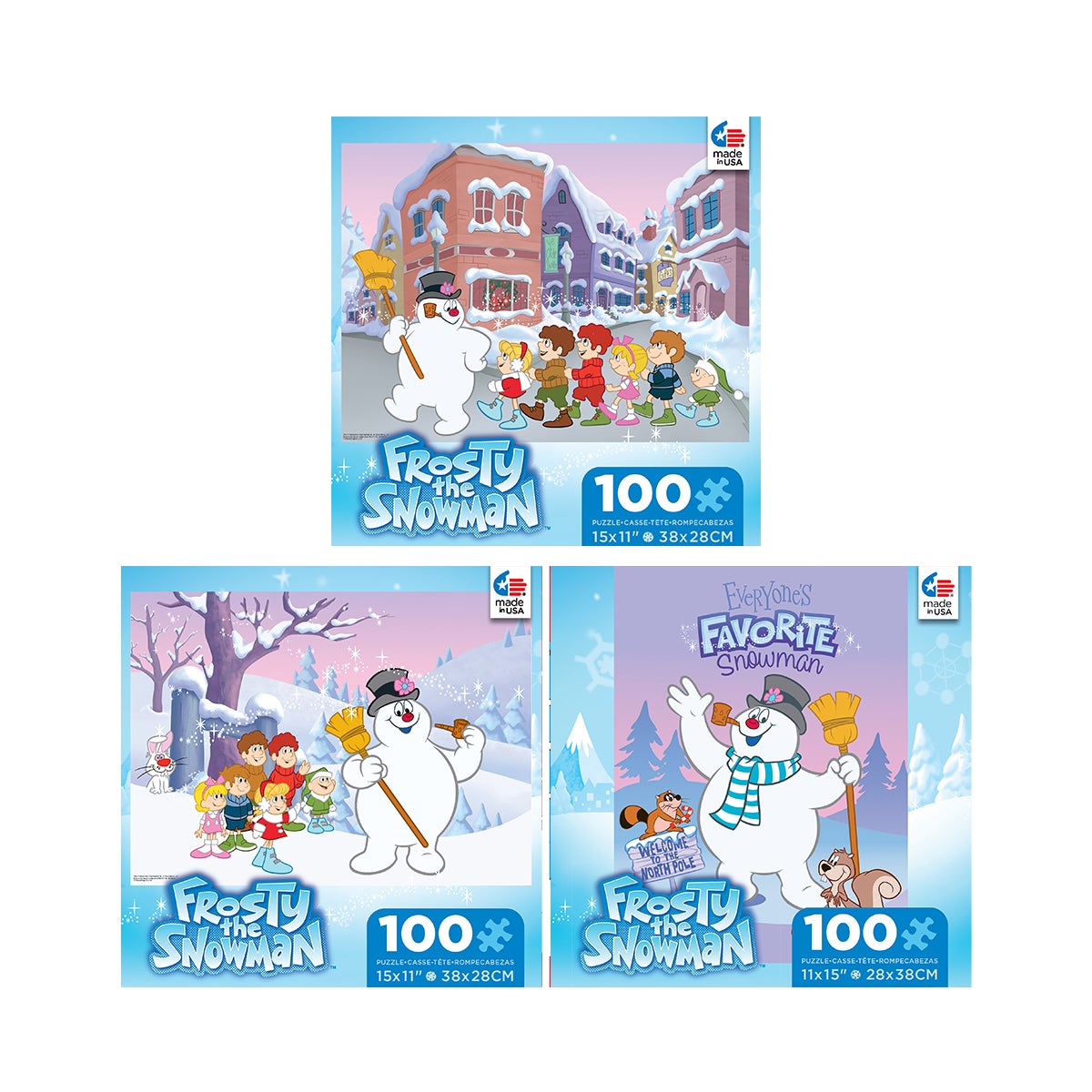 100PC FROSTY THE SNOWMAN ASST (6) BL *HOLIDAY*